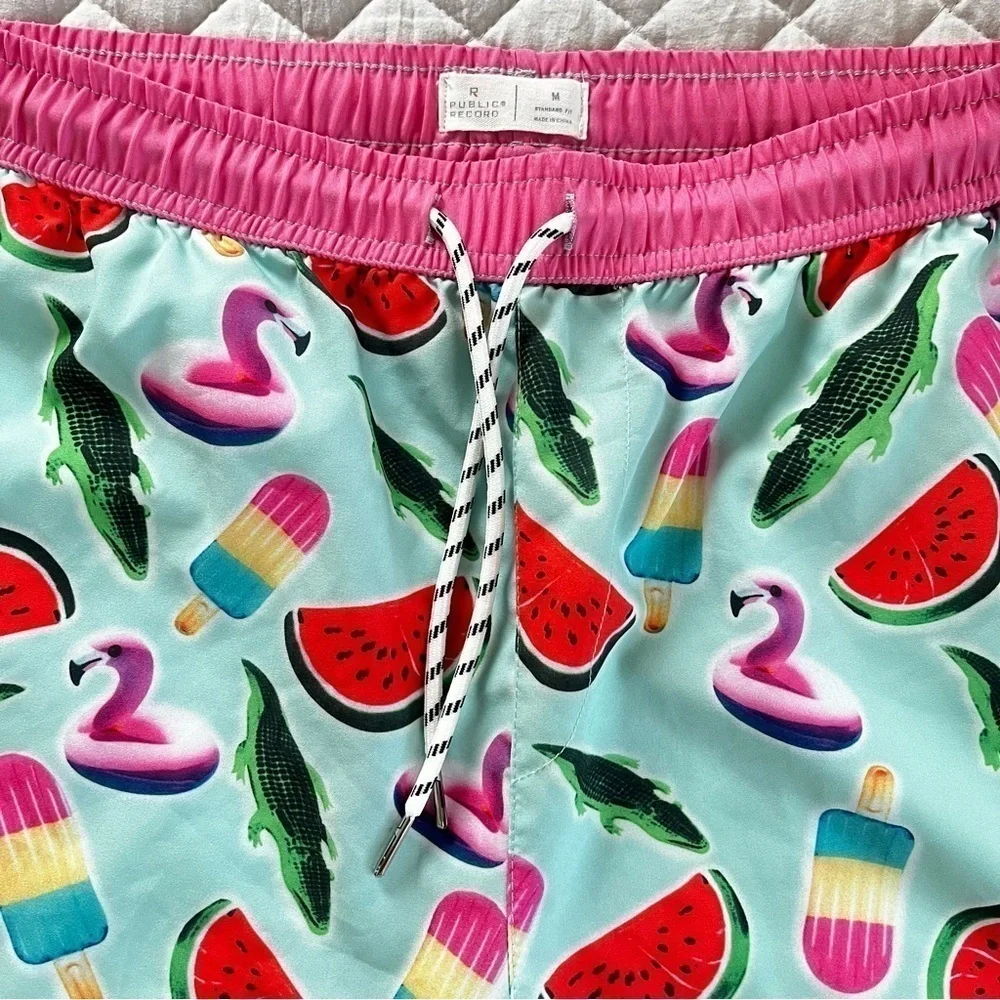 Public Record Men’s Swim Trunks